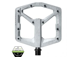 Pedale Crankbrothers Stamp 2 Large Raw Silver