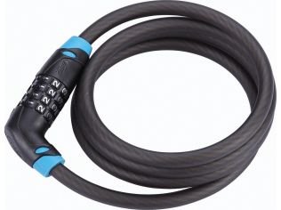Lacat BBB CodeSafe BBL-35 10mmx150cm negru/albastru