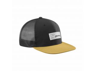 Sapca Unisex Salomon CAP TRUCKER FLAT CAP Negru/Maro