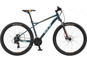 Bicicleta GT Aggressor Expert Satin Slate Blue w/ Blue Orange 2022