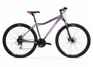 Bicicleta KROSS Lea 5.0 29 Graphite/Pink/Violet Matt - M