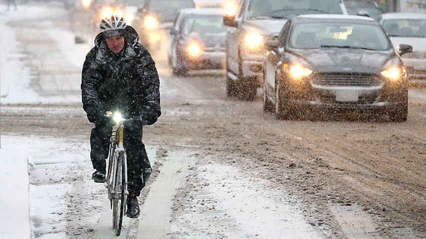 10 sfaturi pentru bicicliști pe perioada iernii. 